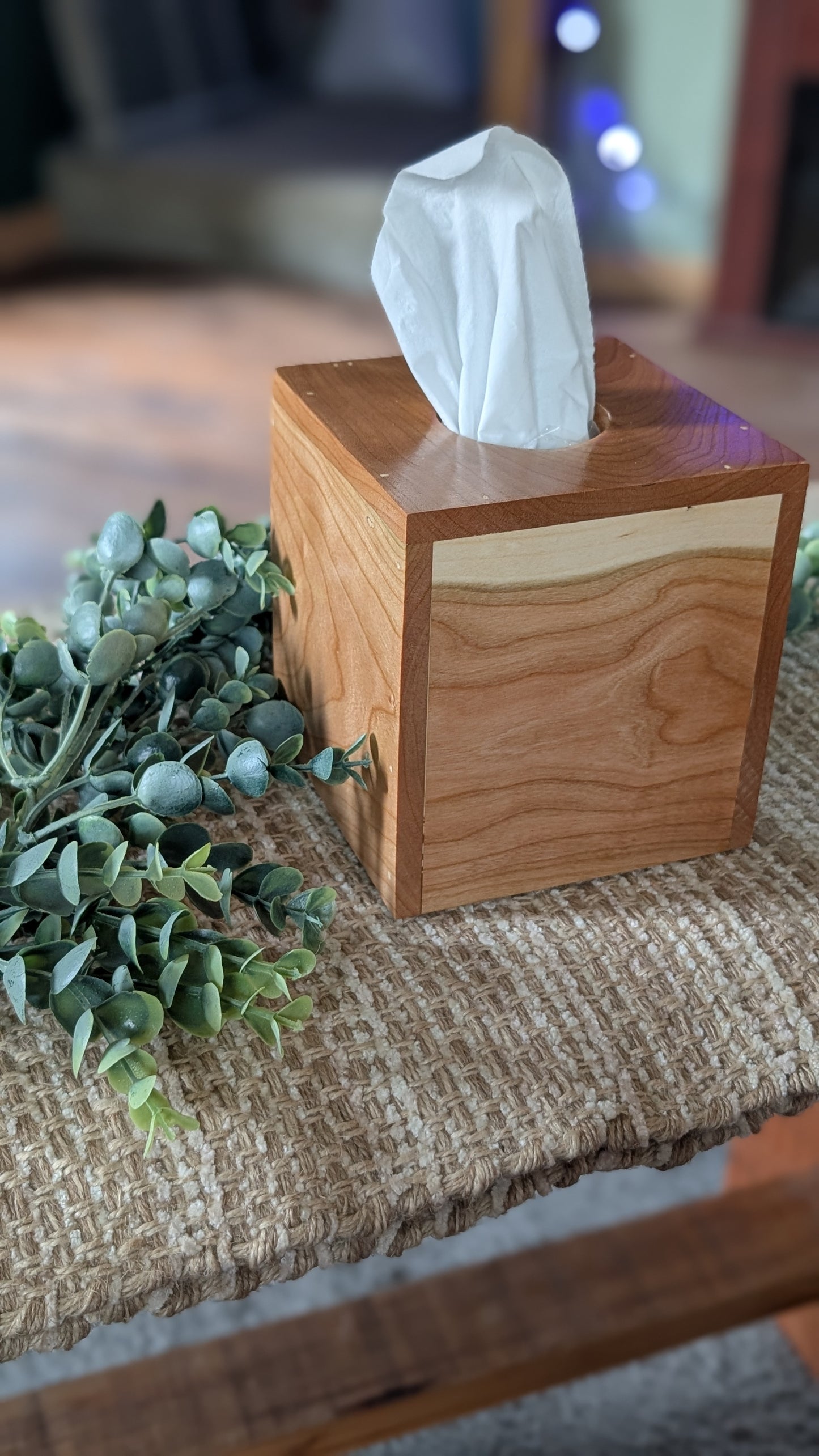 Cherry Cube Tissue Box Cover