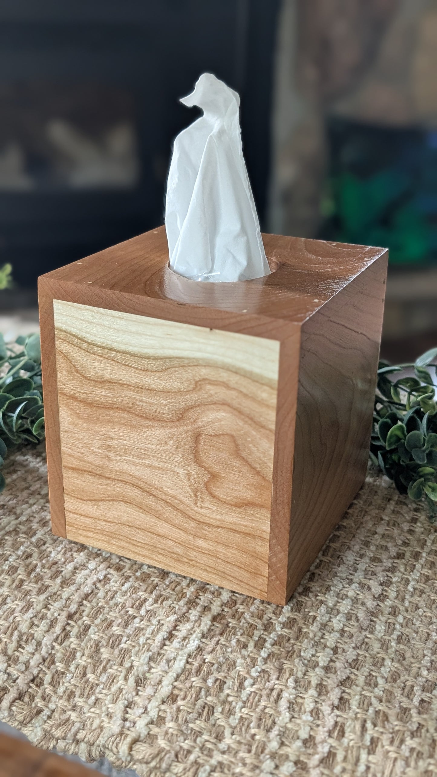 Cherry Cube Tissue Box Cover