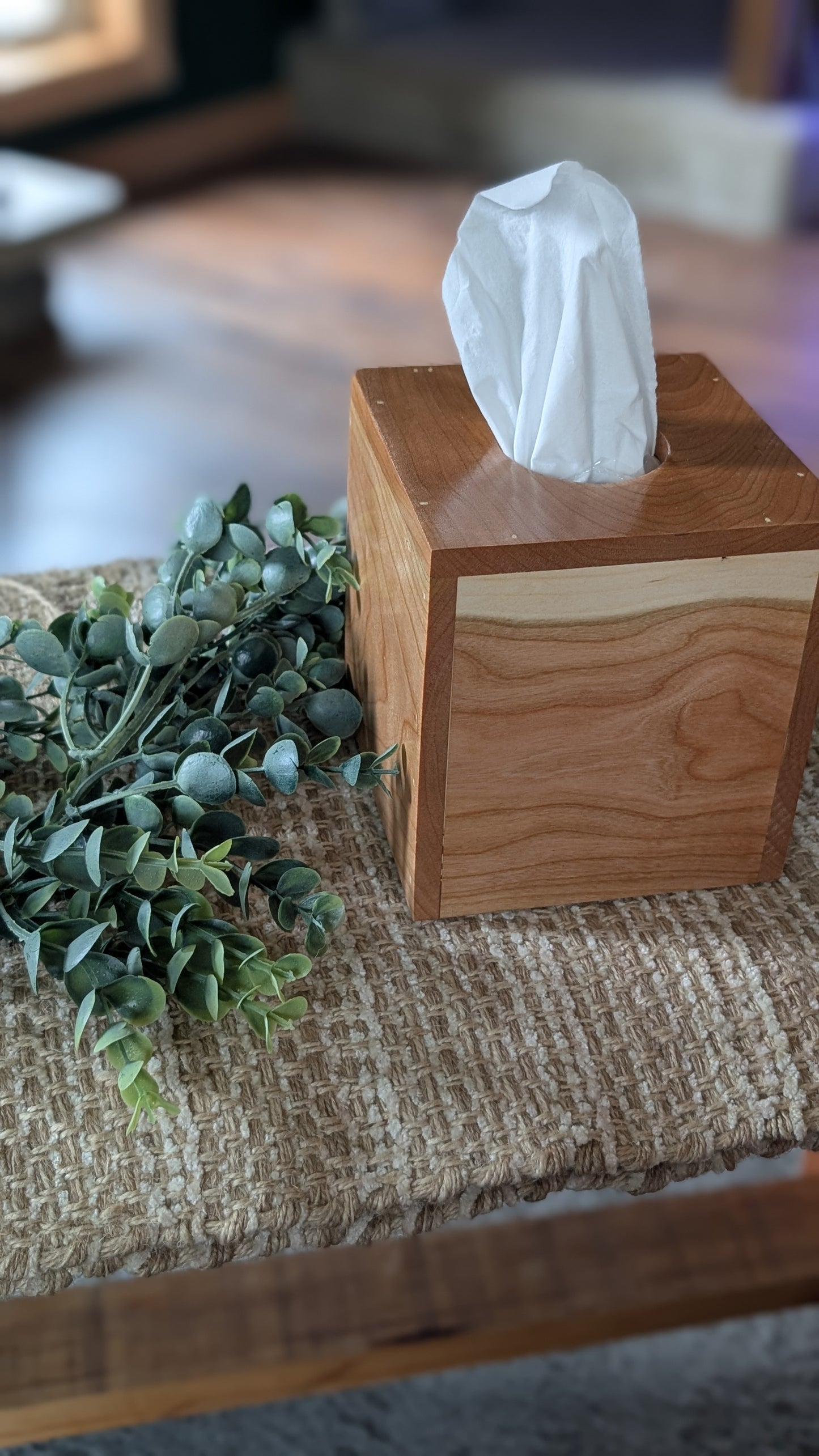 Cherry Cube Tissue Box Cover